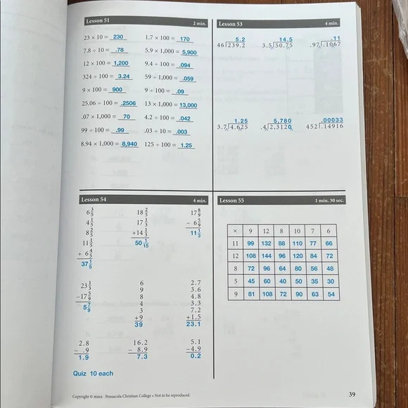 Abeka Arithmetic 6 Homeschool Set - Picture 4 of 5